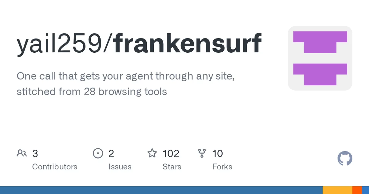frankensurf 项目界面预览图