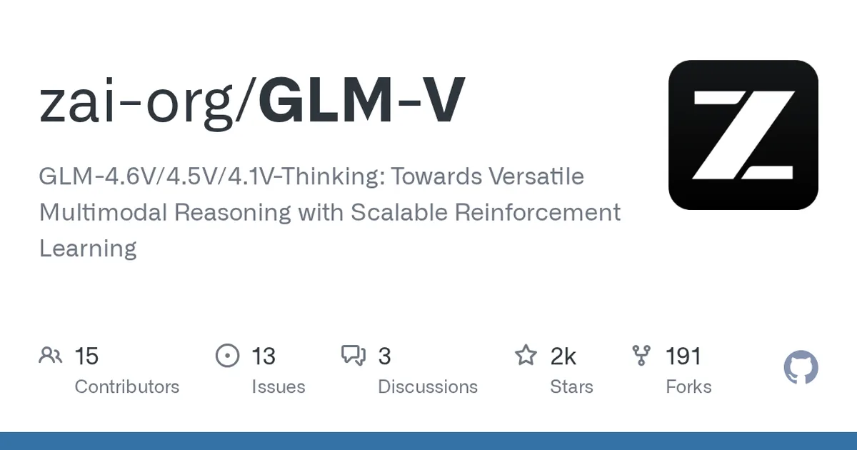 GLM-V 项目界面预览图